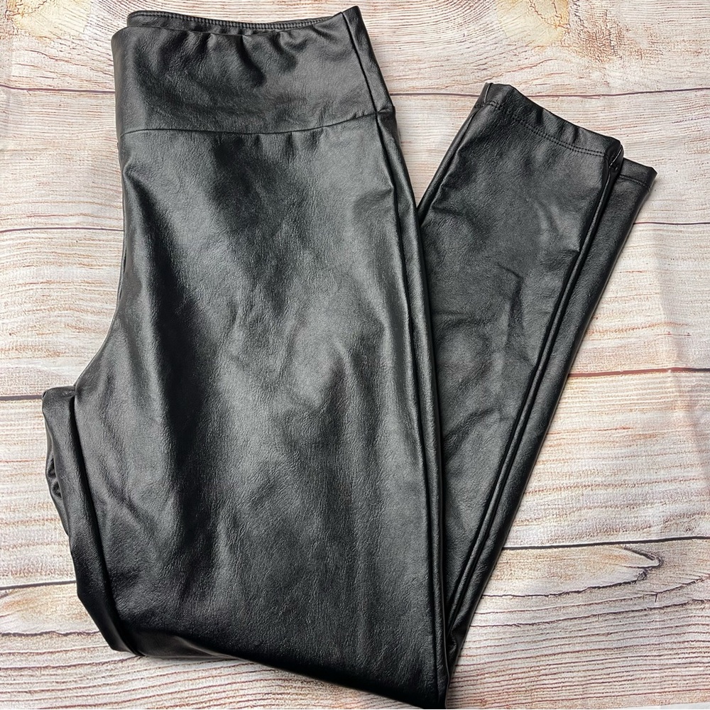 Kendall & Kylie Leather Leggings Large